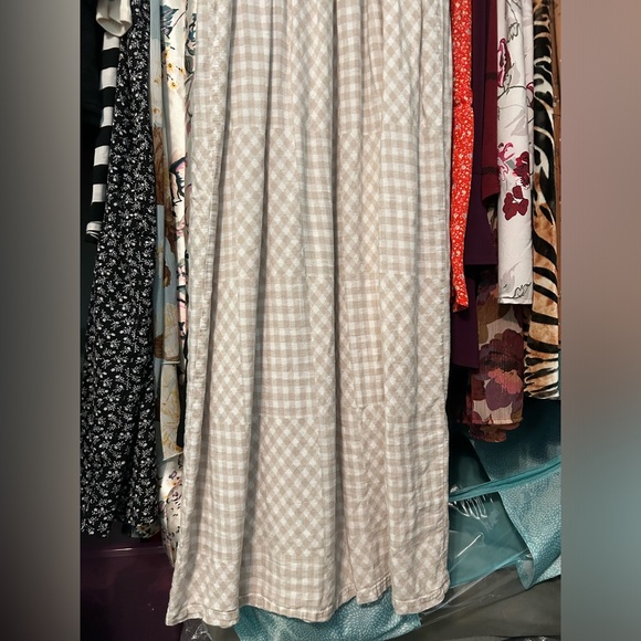 Japna Tan & White Gingham Dress - Picture 10 of 10